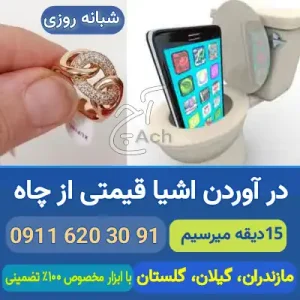 دراوردن اشیا قیمتی از توالت و حمام
